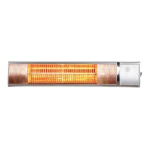 Επιτοίχια Θερμάστρα Με Golden Tube 2000W Με Τηλεκοντρόλ IP65 147-29565 EUROLAMP - Image 1