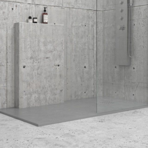 Ντουζιέρα Τετράγωνη Υψηλής Αντοχής 90x90cm Pietra Cemento Karag - Image 2