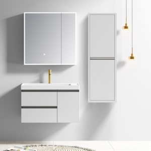 Σετ Έπιπλο Μπάνιου SARON 80cm PLYWOOD LIGHT GREY 9SSAR080LGR