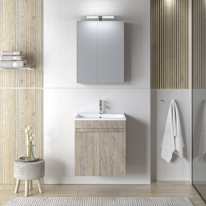 Σετ Έπιπλο Μπάνιου OMEGA BEIGE OAK 50 9SOM050BO0W 47x44x60cm