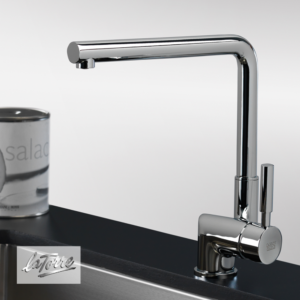 Μπαταρία Νεροχύτη Παραθύρου Σπαστή Tech Inox La Torre | 200-12115-100